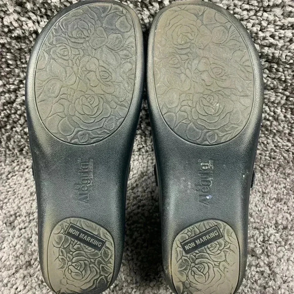 Alegria KAR-763XW Paityn Confetti Sprinkles Black Slip-On Clogs 40 US 9.5-10 - Picture 7 of 8